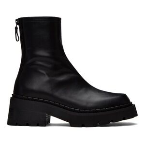 BY FAR Alister Black Nappa Leather Boots 6 NEVER WORN